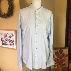 WRK Work Best Clothing Karma NYC sz XL The Reworked Shirt Diamond Stretch $98NEW